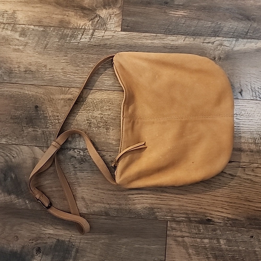Able nubuck leather crossbody bag